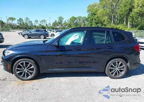 2021 BMW X3 Sdrive30I z USA, uszkodzony, nr VIN 5UXTY3C04M9H95625
